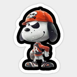 Snoopy'S Grand Slam Adventure Vs Orioles Sticker